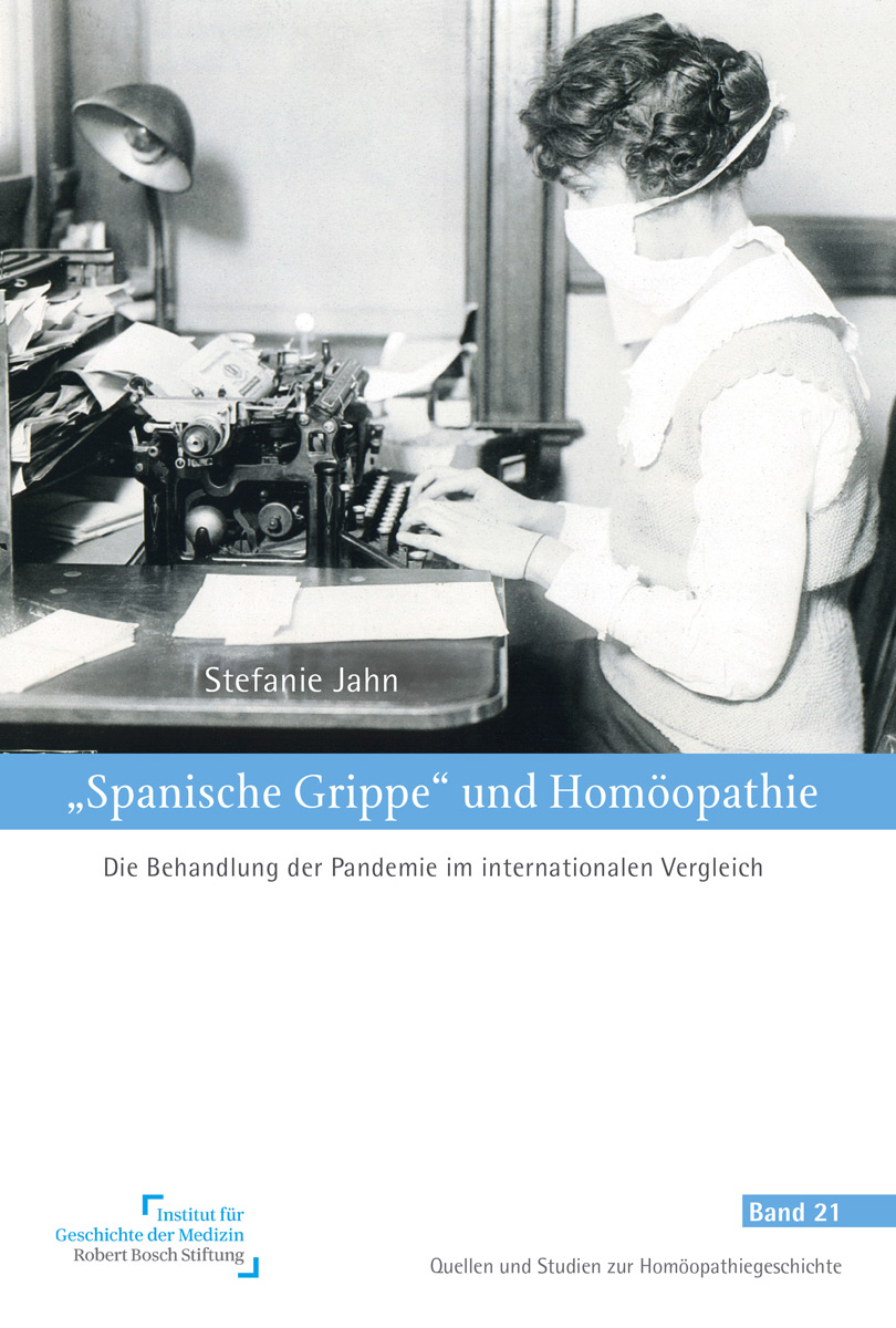 KVC Verlag - Spanische Grippe und Homöopathie Buchcover Spanische Grippe und Homöopathie