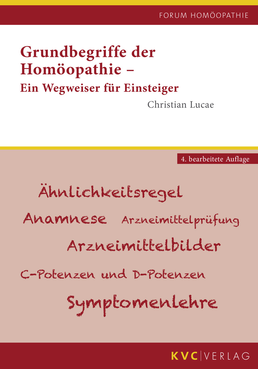 KVC Verlag - Grundbegriffe der Homöopathie