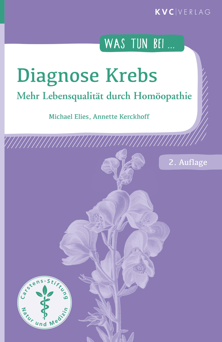 KVC Verlag - Diagnose Krebs, Mehr Lebensqualität durch Homöopathie Buchcover Diagnose Krebs, Mehr Lebensqualität durch Homöopathie