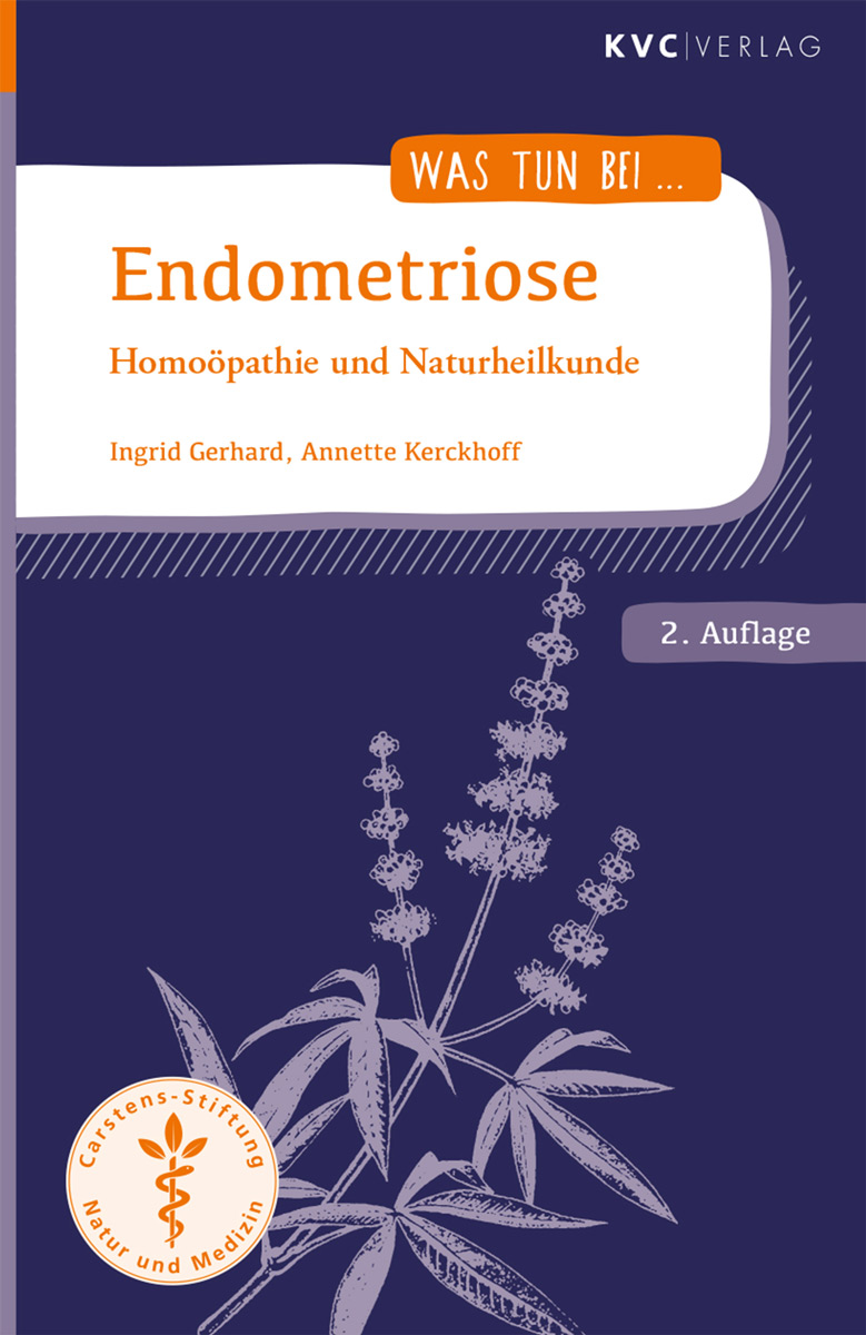 KVC Verlag - Endometriose – Homöopathie und Naturheilkunde Buchcover Endometriose, Homöopathie und Naturheilkunde