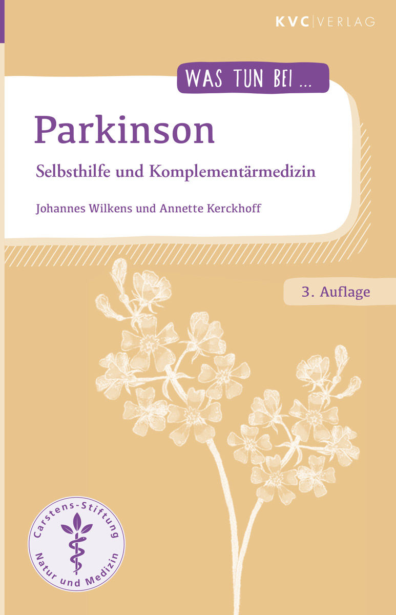 KVC Verlag - Parkinson – Selbsthilfe und Komplementärmedizin Buchcover Parkinson, Selbsthilfemaßnahmen aus der Naturheilkunde