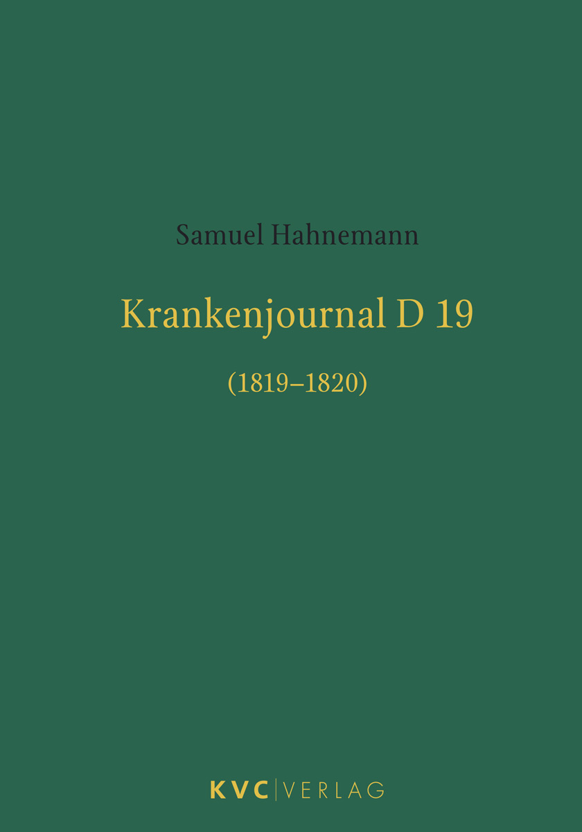 KVC Verlag - Krankenjournal D 19