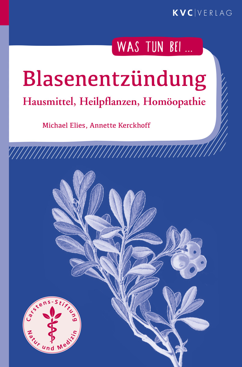 KVC Verlag - Blasenentzündung – Hausmittel, Heilpflanzen, Homöopathie Buchcover Blasenentzündung, Naturheilkundliche Selbsthilfe