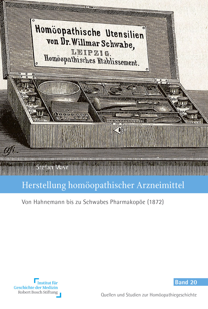 KVC Verlag - Herstellung homöopathischer Arzneimittel Buchcover Herstellung homöopathischer Arzneimittel