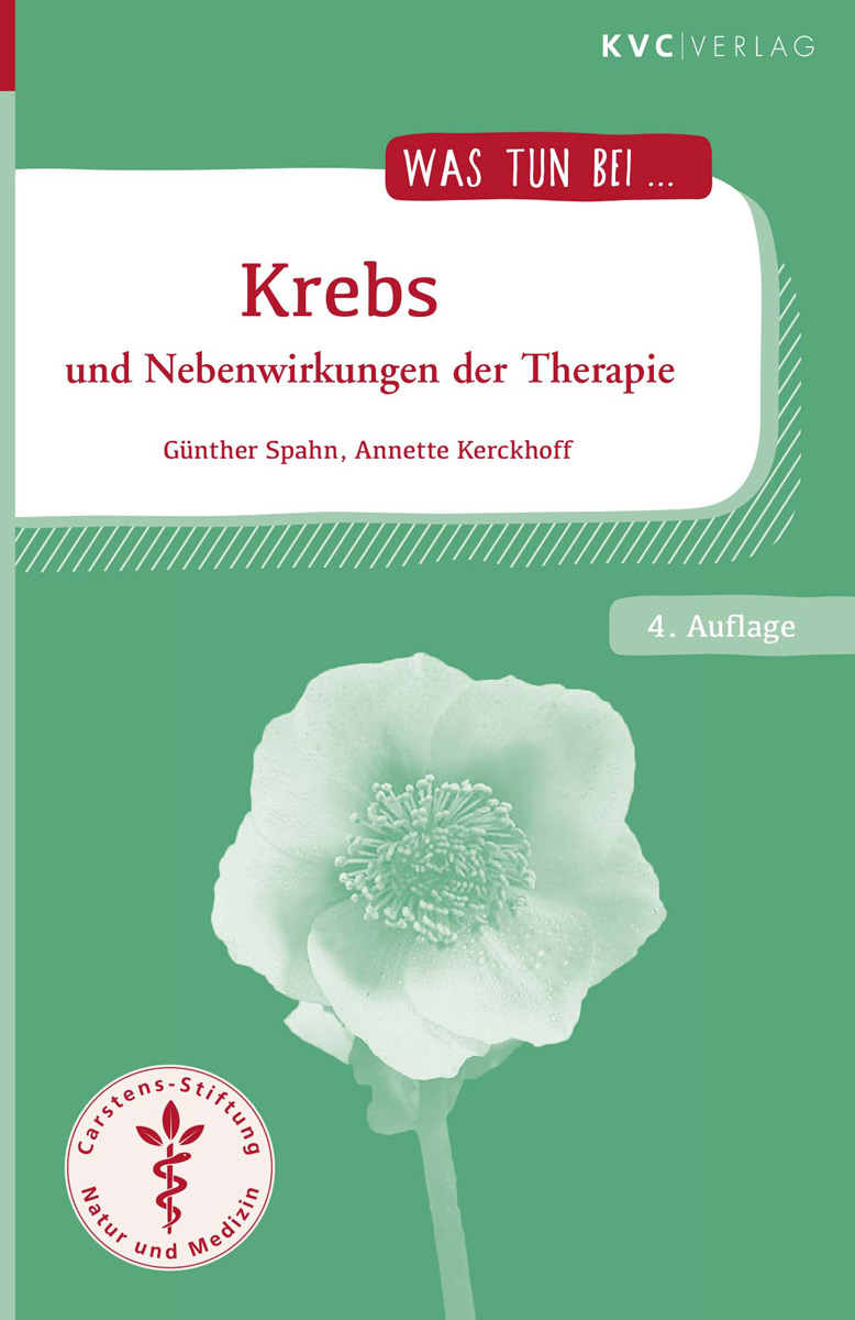 KVC Verlag - Krebs und Nebenwirkungen der Therapie Buchcover Krebs und Nebenwirkungen der Therapie, naturheilkundliche Selbsthilfe
