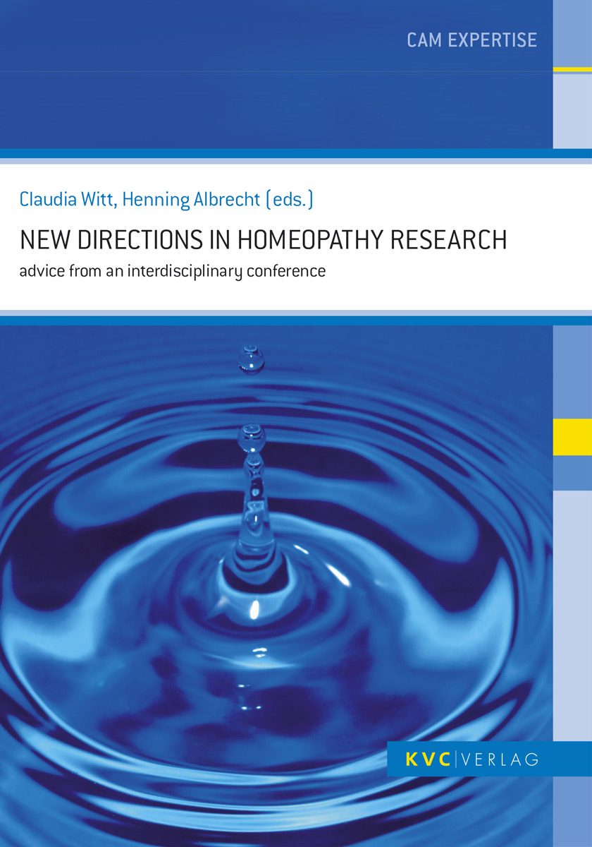 KVC Verlag - New Directions in Homeopathy Research